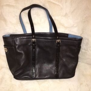 Black Coach Purse Tote